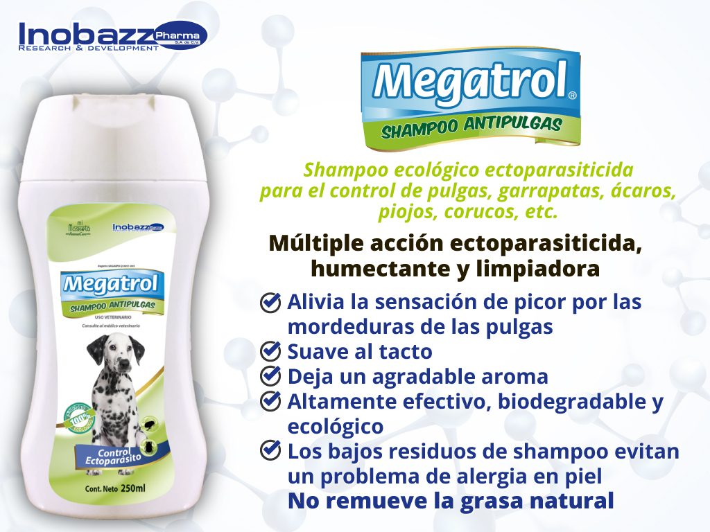 Megatrol Shampoo Antipulgas Ecológico