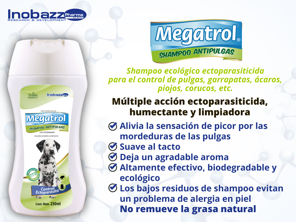 Megatrol Shampoo Antipulgas Ecológico