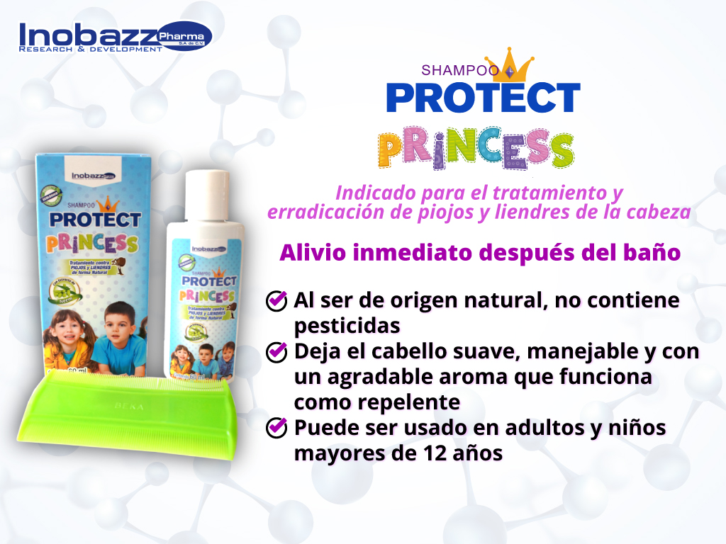 Protect Princess Shampoo Antipiojos Ecológico