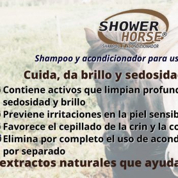 SHOWER HORSE SHAMPOO Y ACONDICIONADOR PARA CABALLO