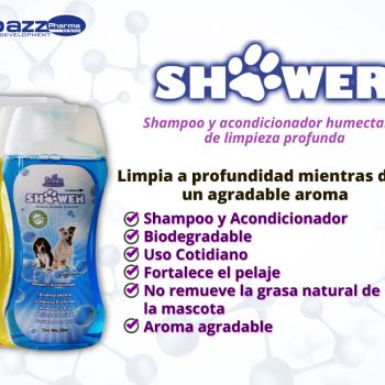 Shower Shampoo Dermatológico Para Mascotas