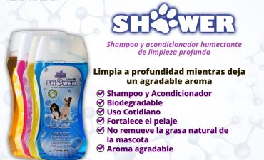 Shower Shampoo Dermatológico Para Mascotas